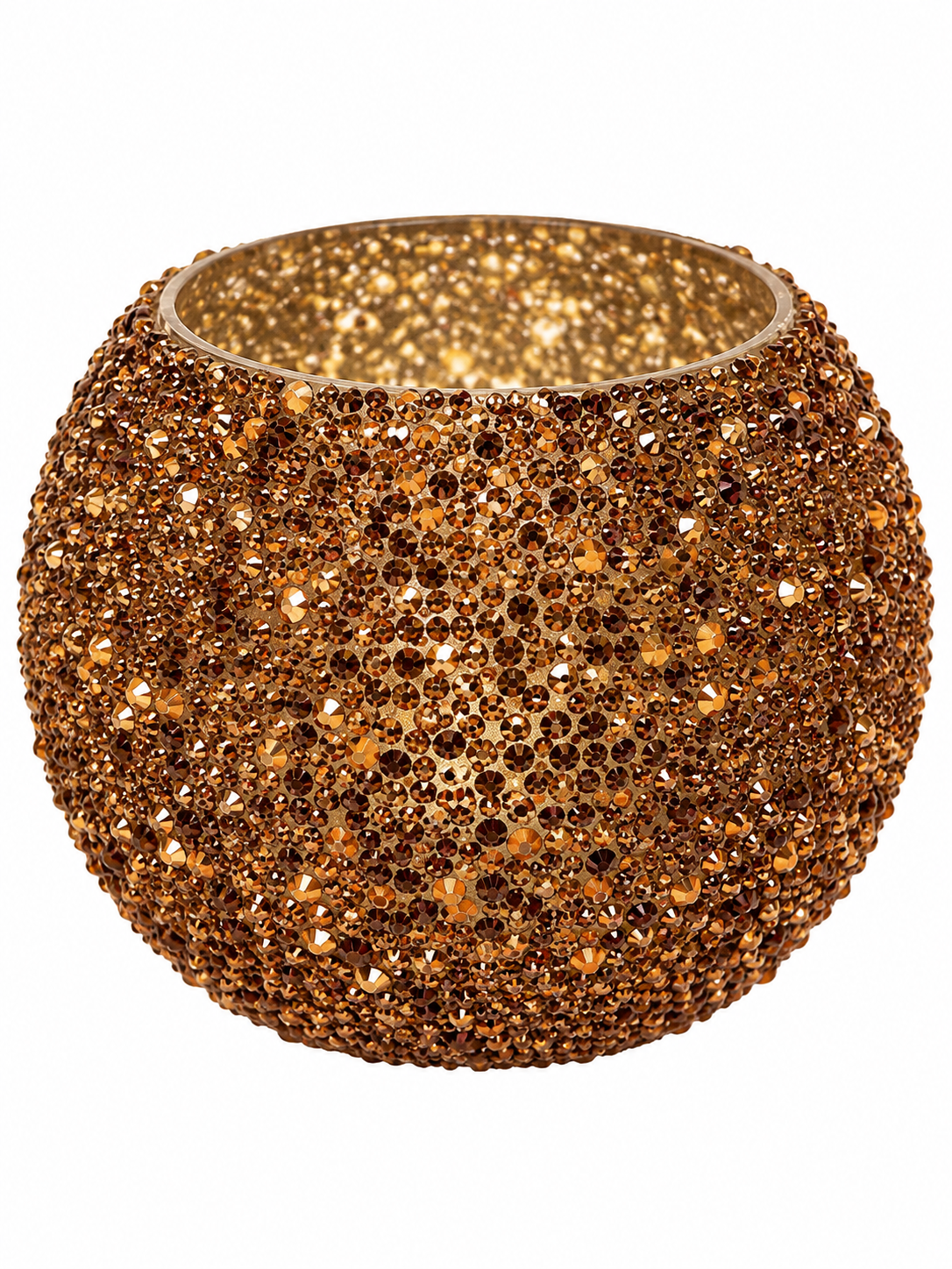 CUENCO STRASS ÁMBAR D16H12