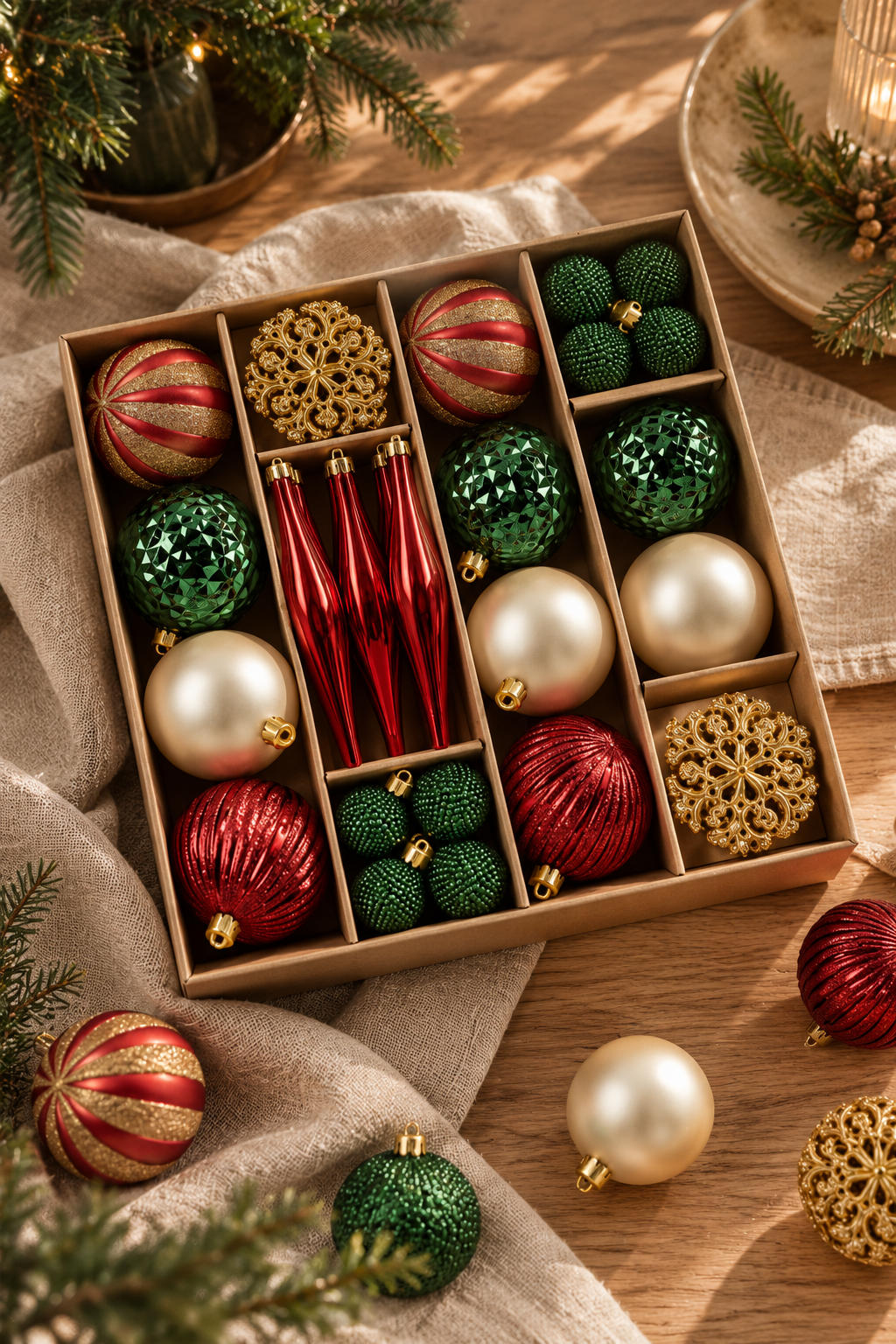 MIXBOX DE ADORNOS DE NAVIDAD