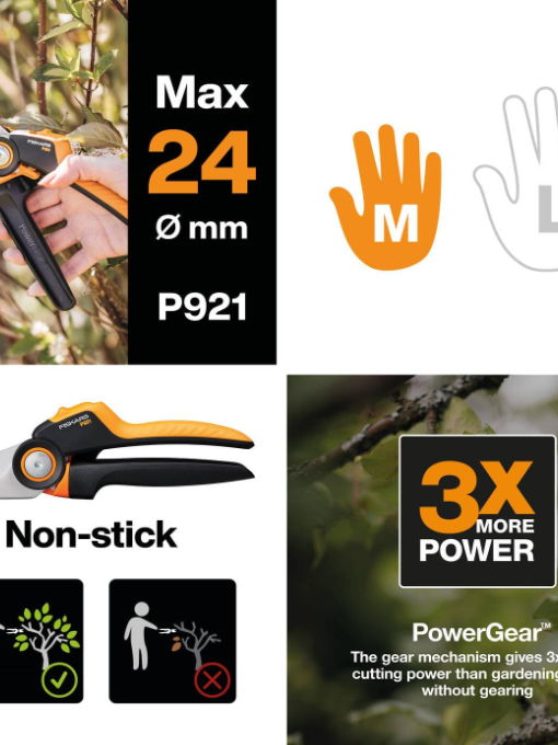 TIJERA DE PODAR X-SERIES P921 24MM