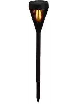 FAROL SOLAR ANTORCHA NEGRA H43CM