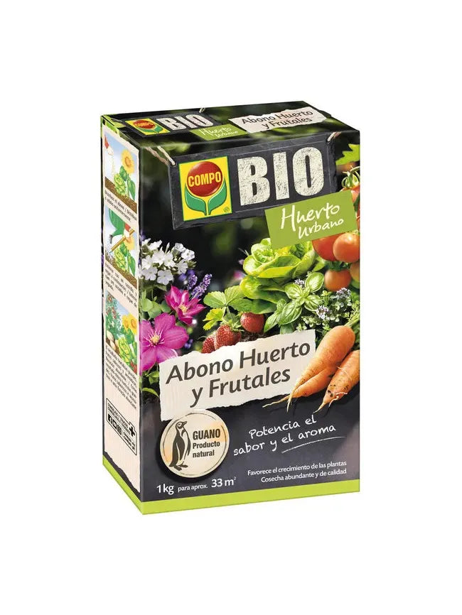 GUANO ABONO HUERTO-FRUTALES URBANO 1KG