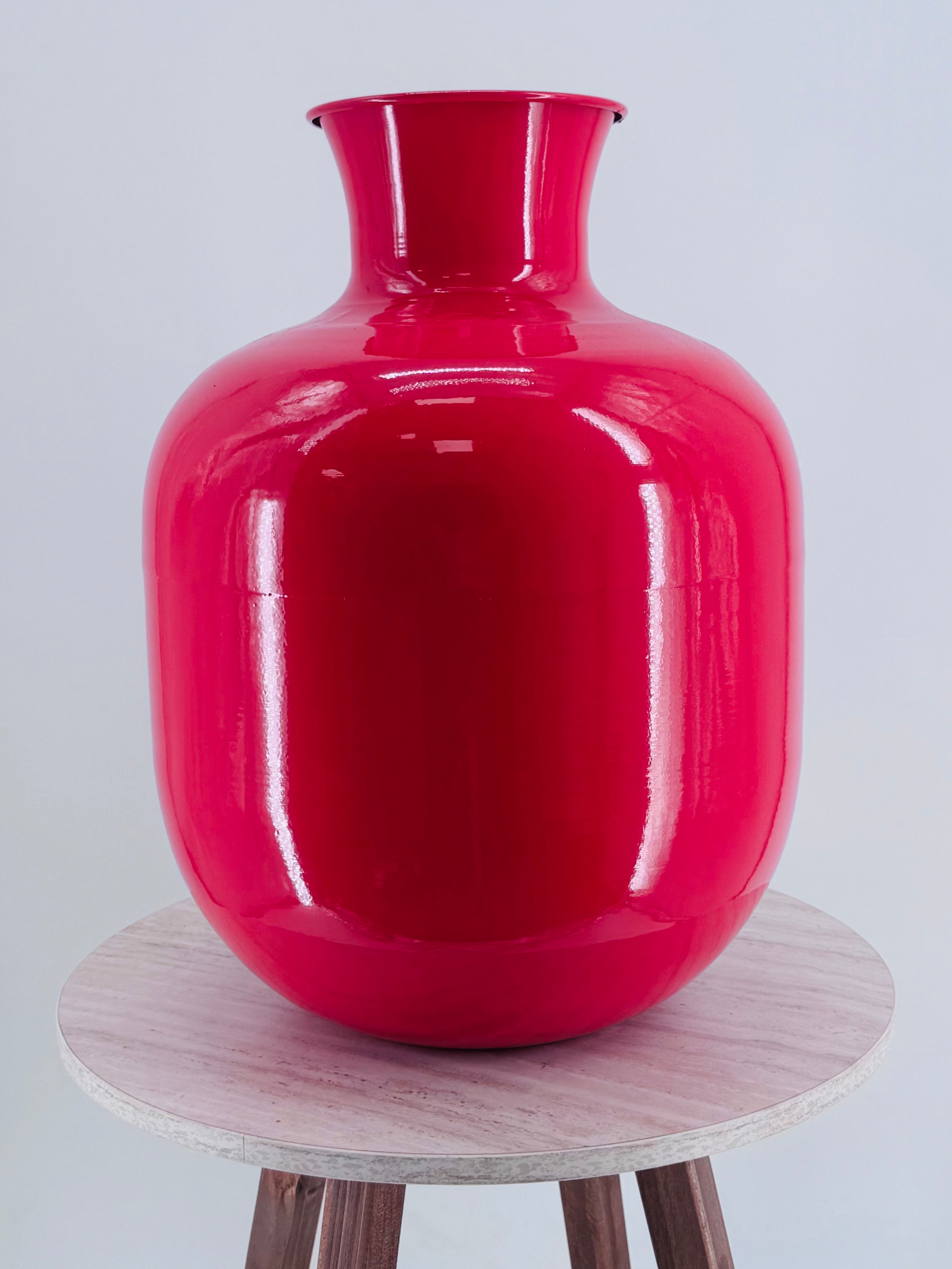 JARRÓN 41 CM ROSA BRILLANTE