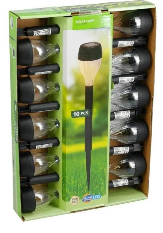 JUEGO DE LUZ SOLAR DE 10 PIEZAS