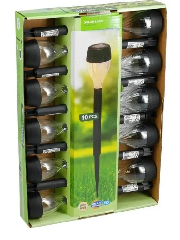 JUEGO DE LUZ SOLAR DE 10 PIEZAS