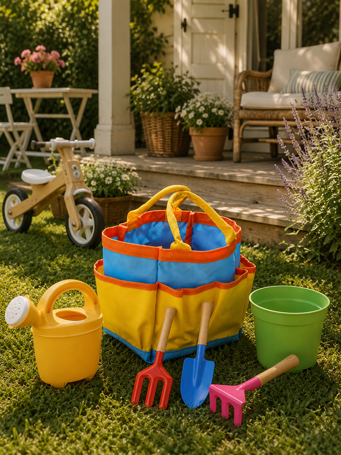 KIT DE HERRAMIENTAS DE JARDINERÍA INFANTIL