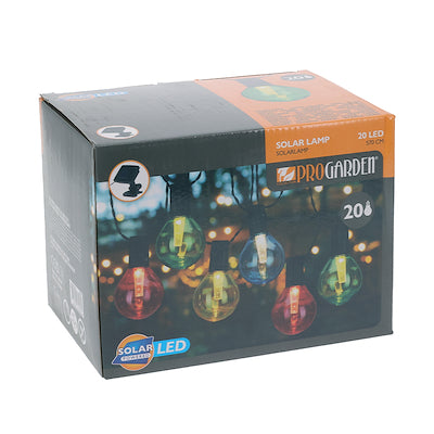 LUCES DE FIESTA SOLAR 20LED MULTI