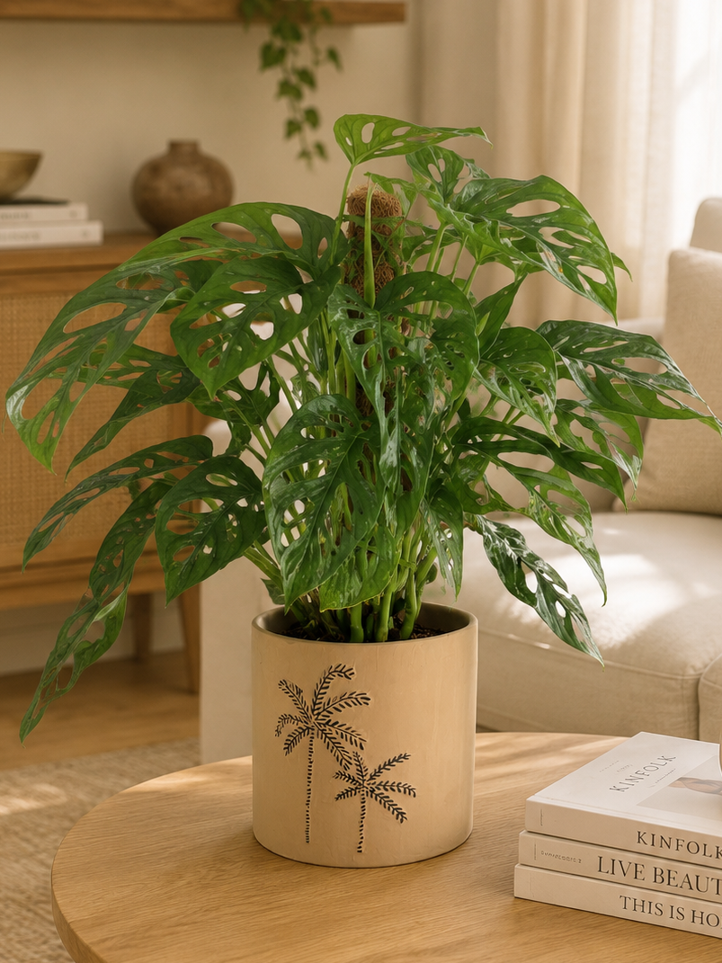 MACETA PALMERAS MARRON 20CM