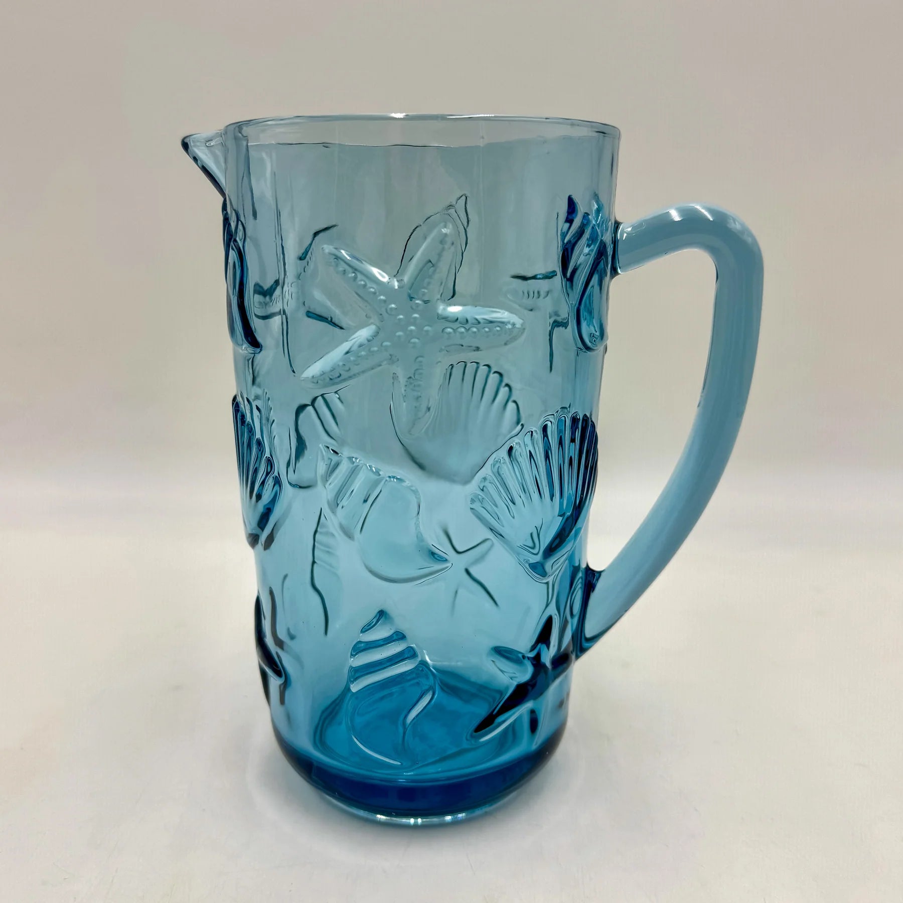 JARRA CRISTAL 12,5X7X20 RELIEVE AZUL