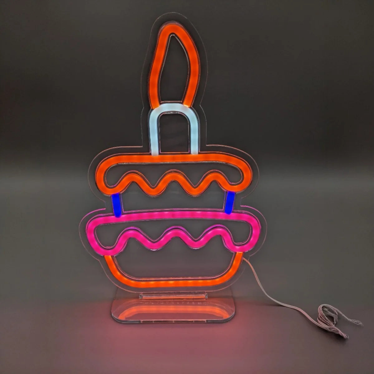 NEON WALLDECO 21X27CM 2ASS