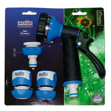 SET DE PISTOLA 7F + CONECTADORES BIMAT 19MM