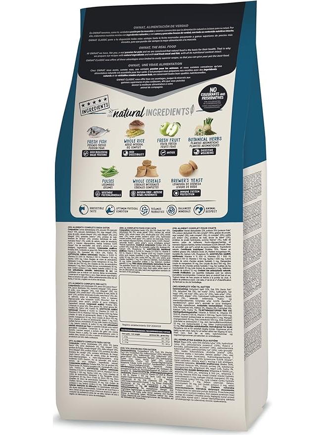 OWNAT CAT CLASSIC FISH 4 KG