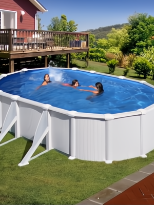 PISCINA ATLANTIS 610X375X132 CM PLATAFORMA +2X3 PL