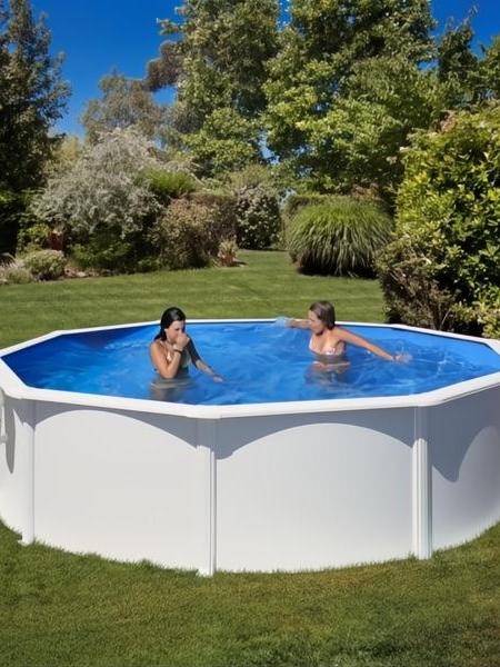 PISCINA BORA BORA 610X375X120 + FILTRO + ESCALERA