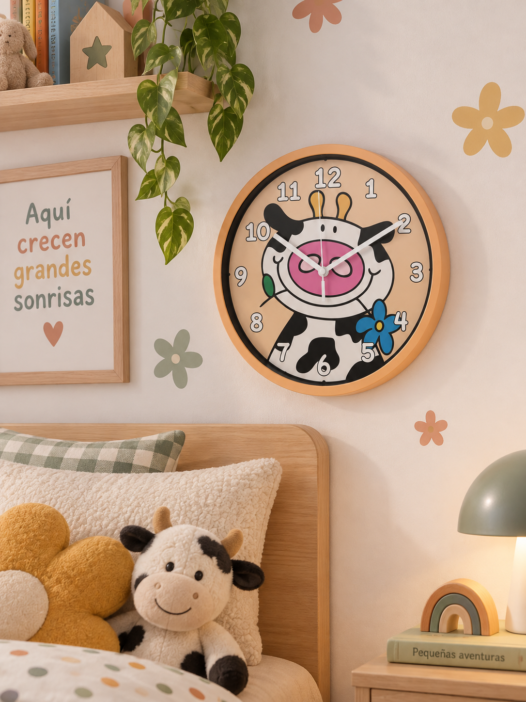 RELOJ INFANTIL DE PARED 23CM
