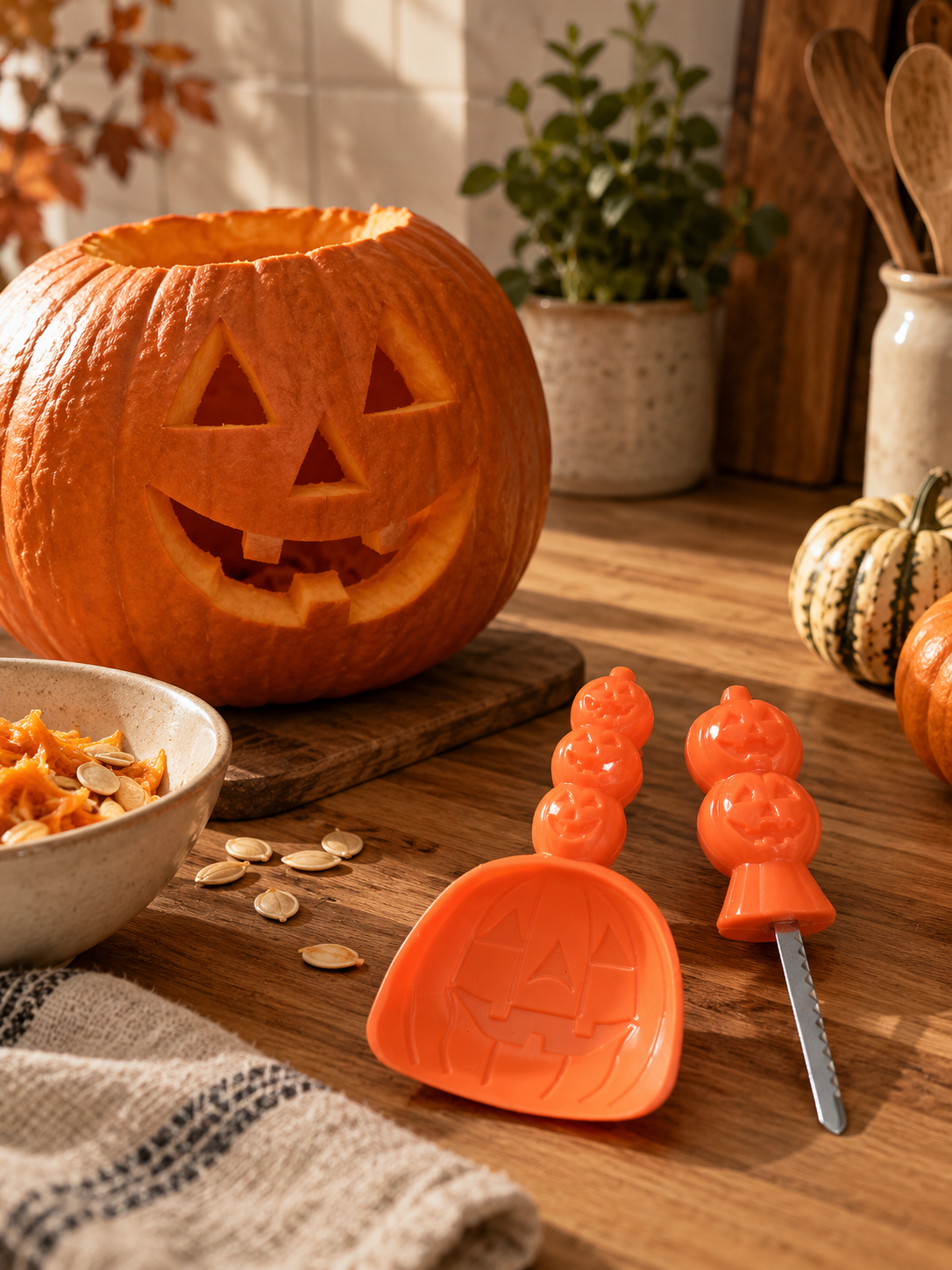 SET PARA TALLAR CALABAZAS DE 2 PIEZAS