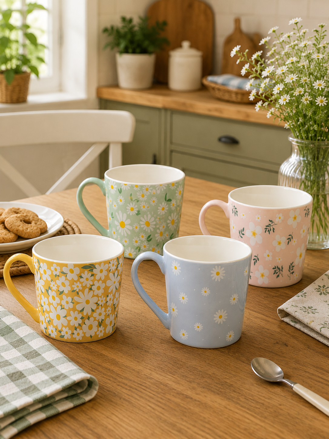 TAZA PORCELANA 370ML 4ASS