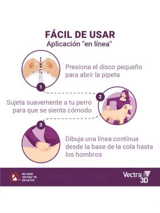 VECTRA 3D XL PERRO +40KG 3PIP
