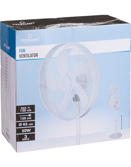 VENTILADOR VERTICAL 45CM BLANCO