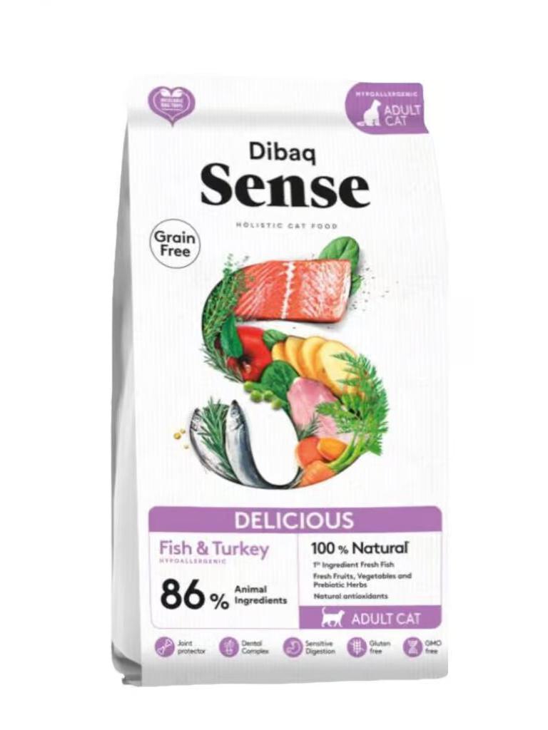 DIBAQ SENSE GRAIN FREE CAT DELICIOUS 100G
