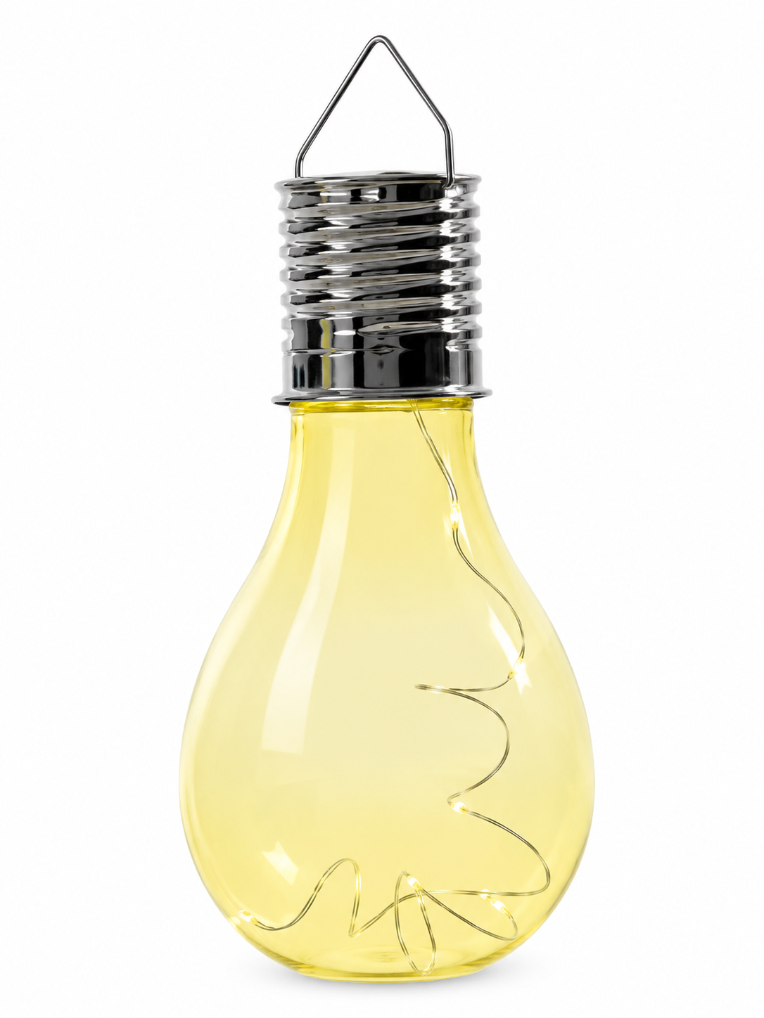 Luz Solar para Jardín de Plástico con Luz Fija – 4 Colores Surtidos