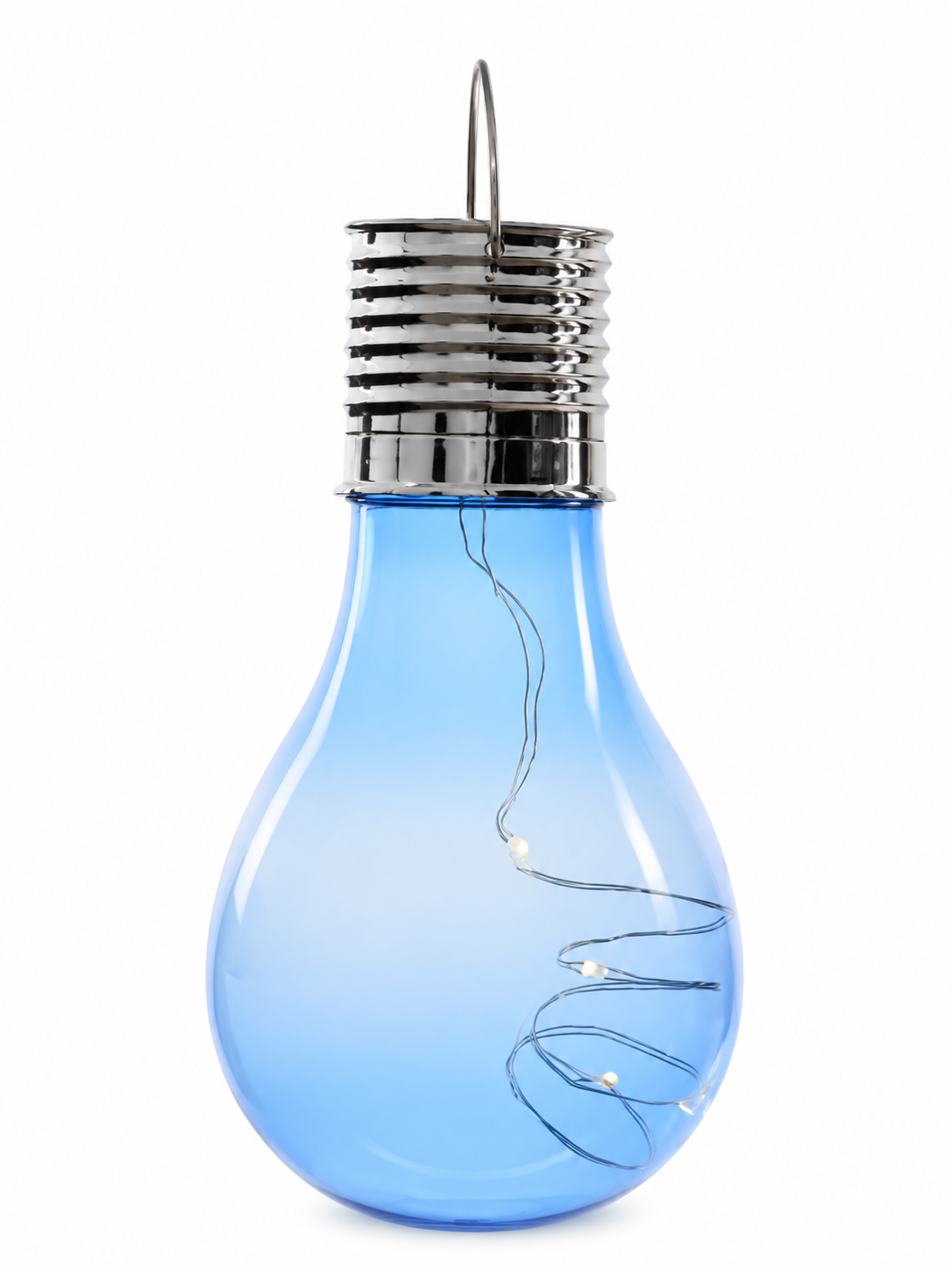 Luz Solar para Jardín de Plástico con Luz Fija – 4 Colores Surtidos