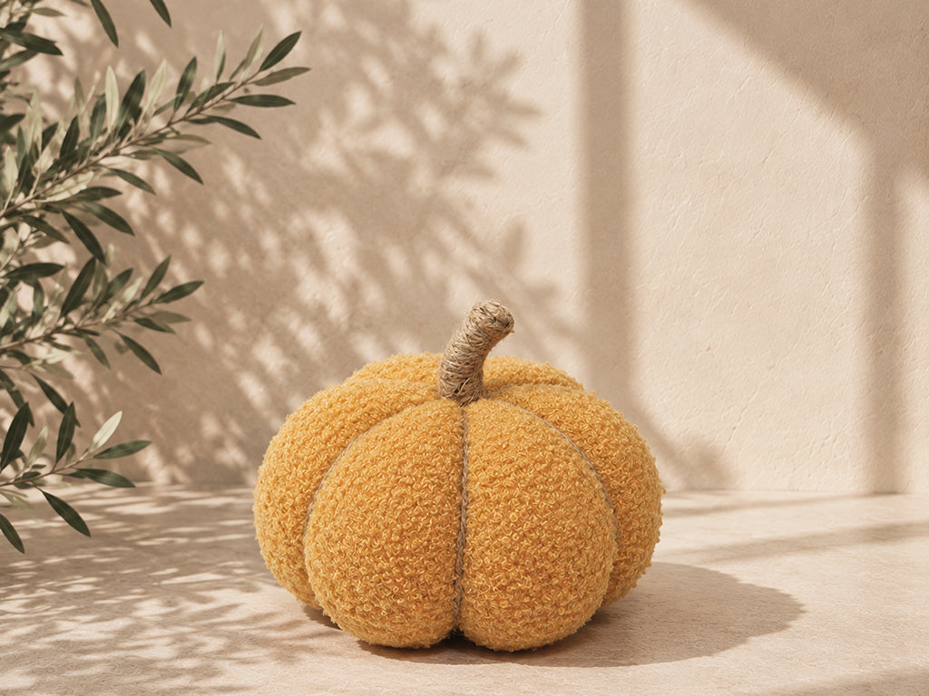 CALABAZA DECORATIVA DE 17CM