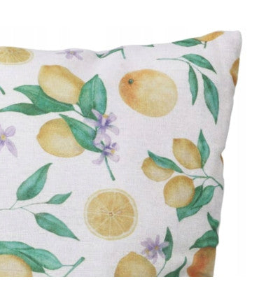 COJÍN CON ESTAMPADO DE LIMÓN 45X45