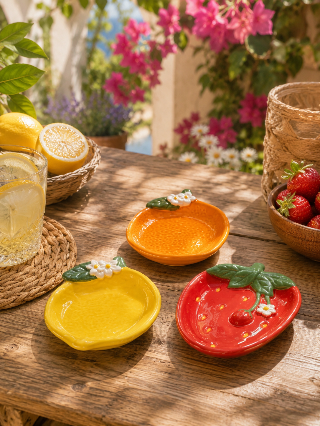 PLATO FONDO CERAMICO FRUTA DE 3 ASAS
