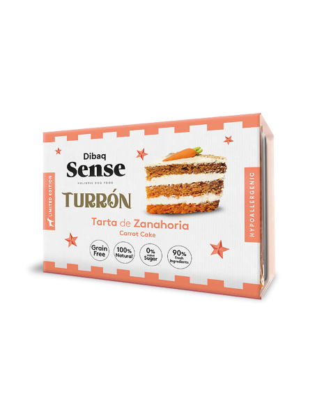 SENSE DOG TURRON TARTA ZANOHORIA 185G