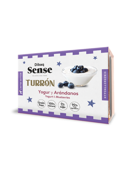 DIBAQ SENSE DOG TURRON YOGUR Y ARANDANOS 185G