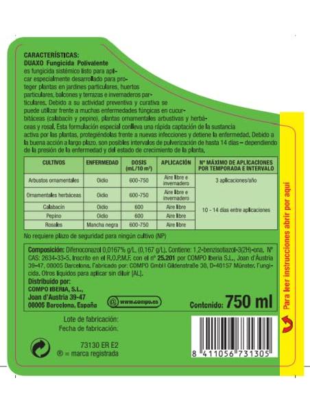 DUAXO FUNGICIDA POLIVALENTE 750ML