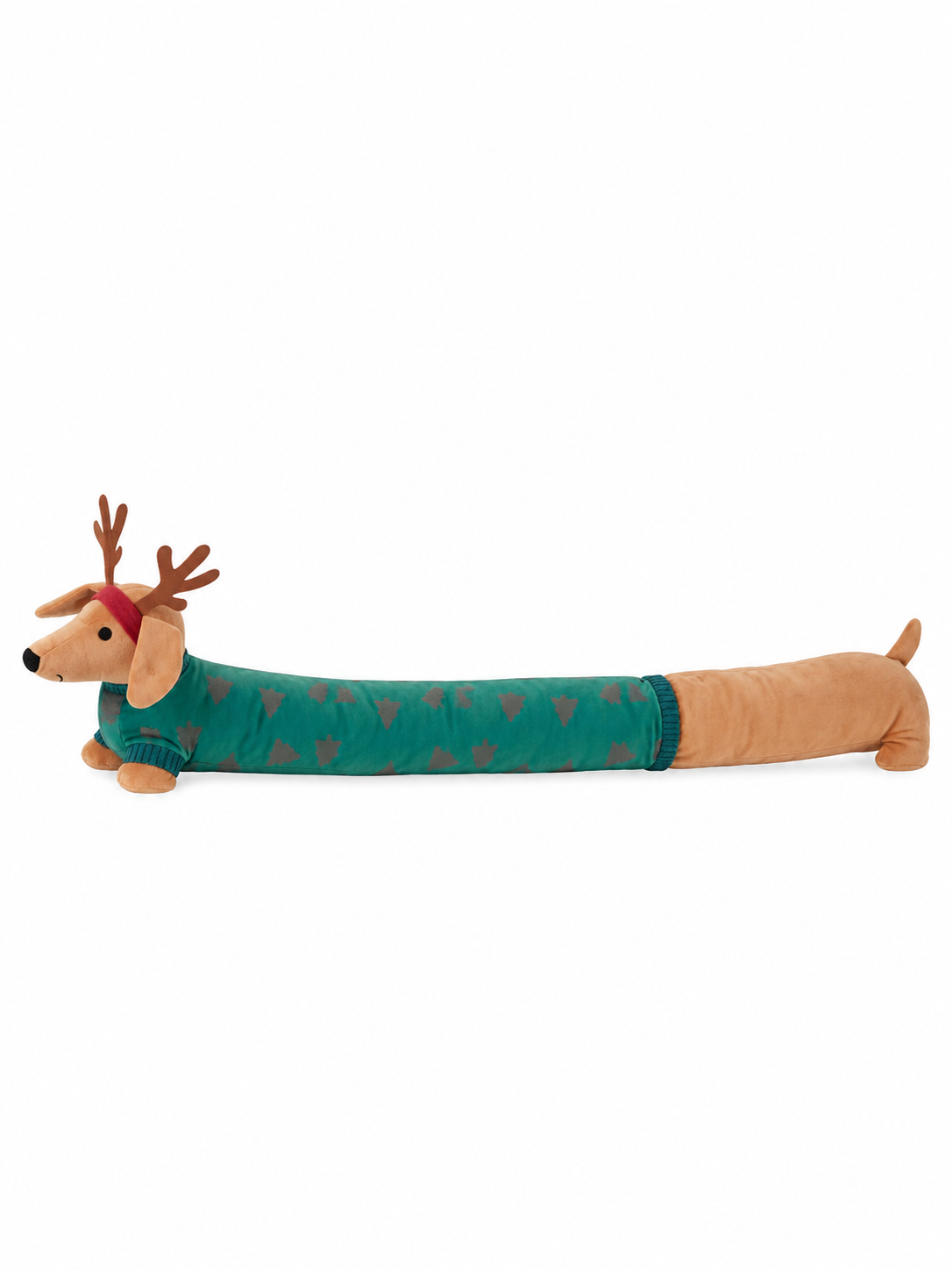 TOPE DE PUERTA NAVIDEÑO DACHSHUND VERDE 85CM