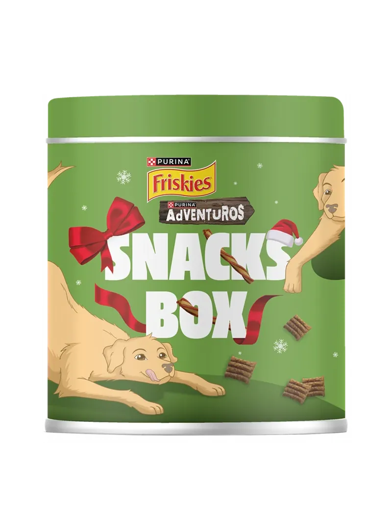 SNACKS BOX PURINA PERROS