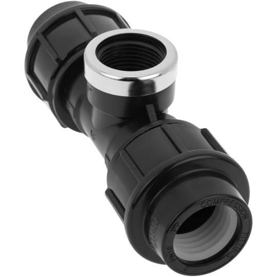 TE R.H POLIET 25MM X 3/4"