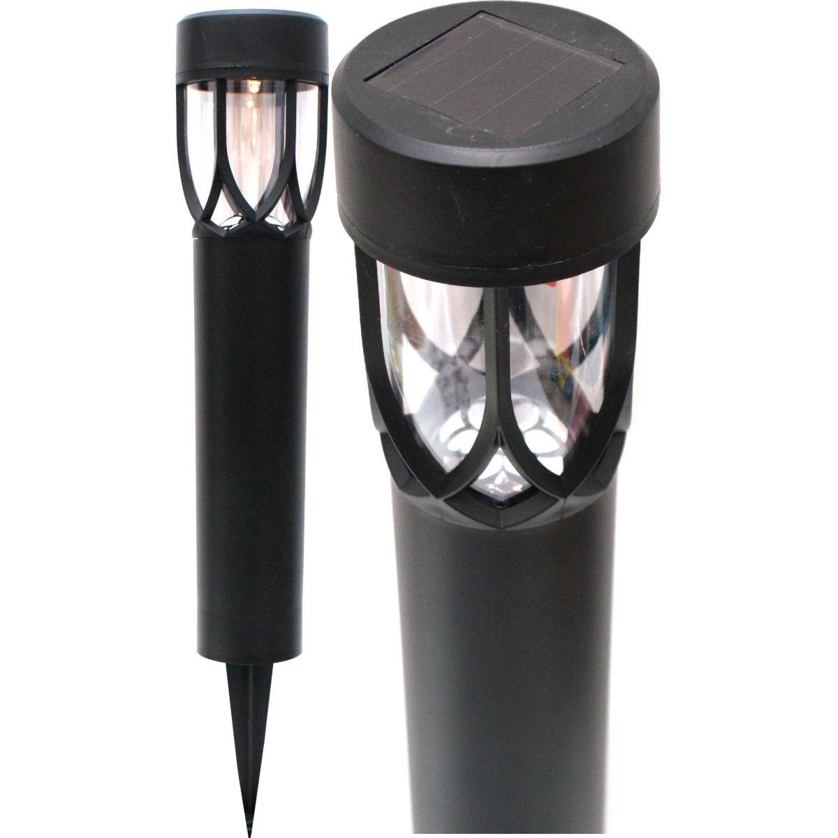 FAROL SOLAR DIA 7XH40CM BLACK
