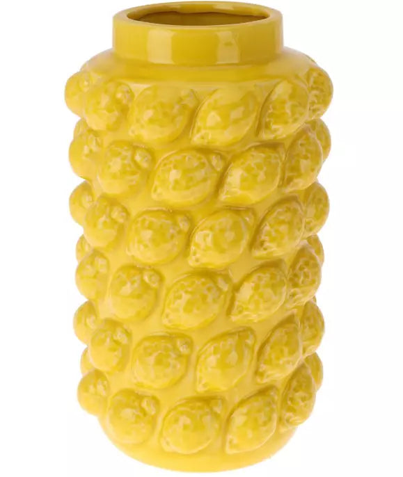 LIMONES EN RELIEVE DE JARRÓN 26CM