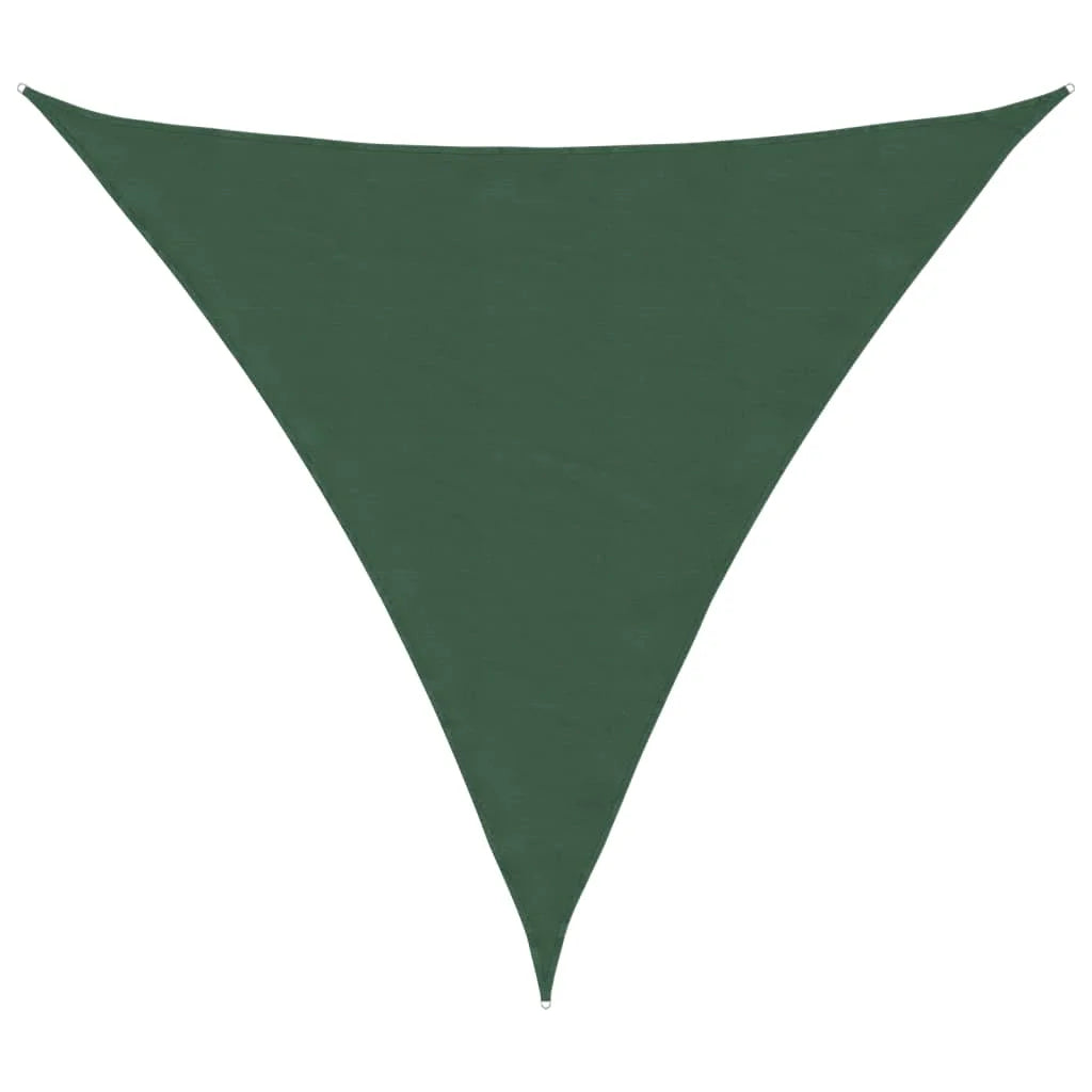 VELA DE SOMBRA TRIANGULAR 3,6X3,6X3,6M VERDE