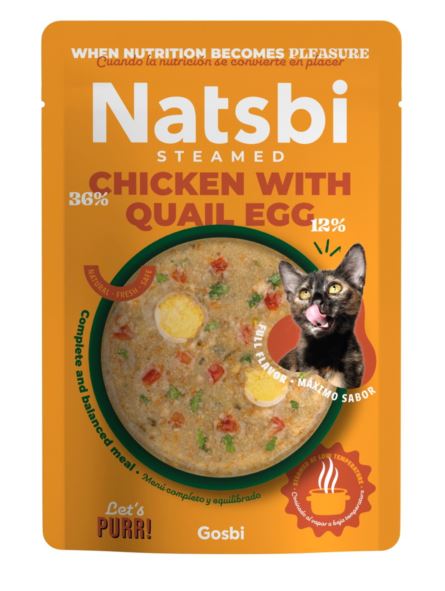 NATSBI CAT STEAMED QUAIL EGG 80G