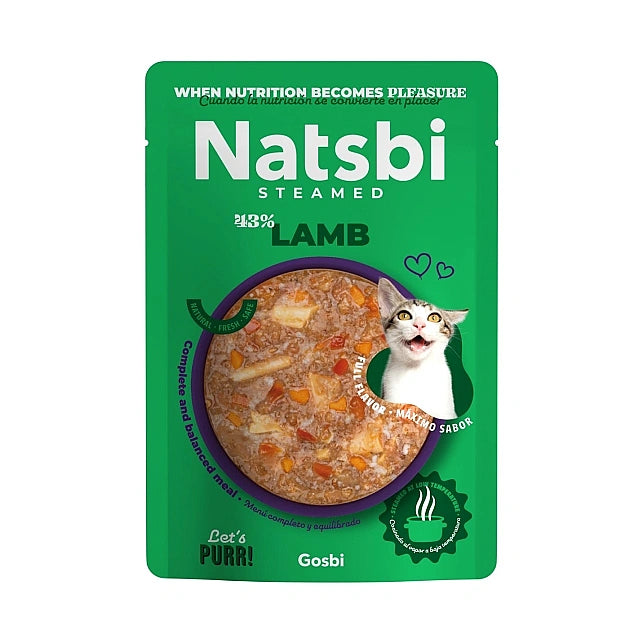 NATSBI CAT STEAMED LAMB 80G
