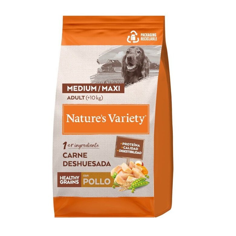 NVARIETY DOG GRAIN MED ADLT CHICKN 3KG
