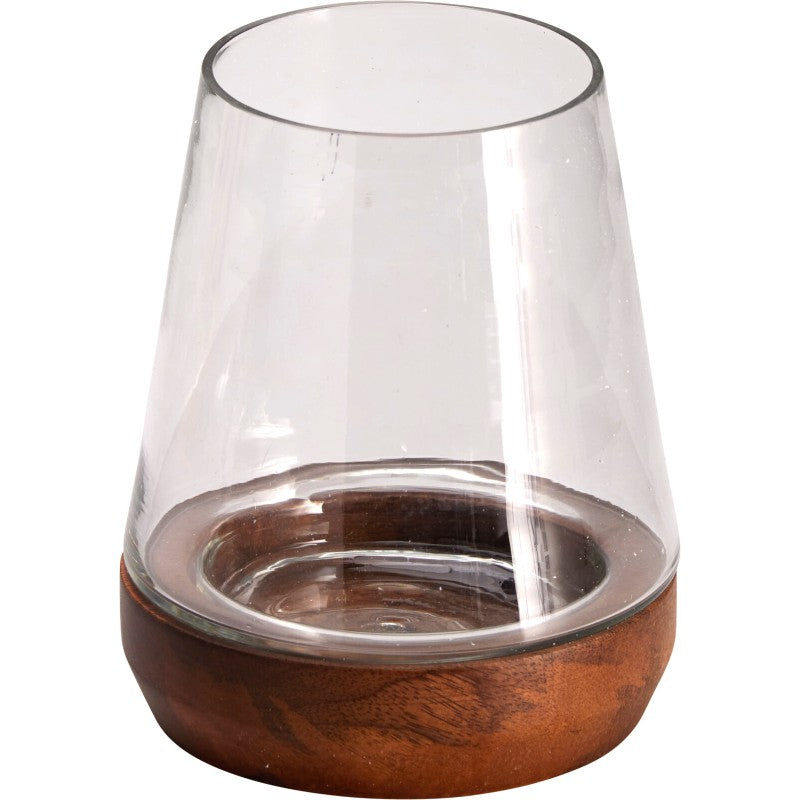 VELA TÉ PORTAVELAS 17CM CRISTAL
