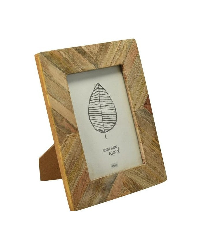 PHOTO FRAME MANGO WOOD 19X24CM