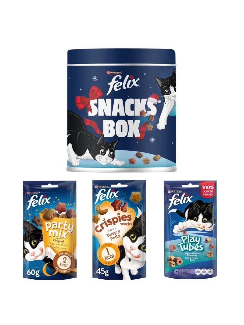 SNACKS BOX PURINA FELIX GATOS
