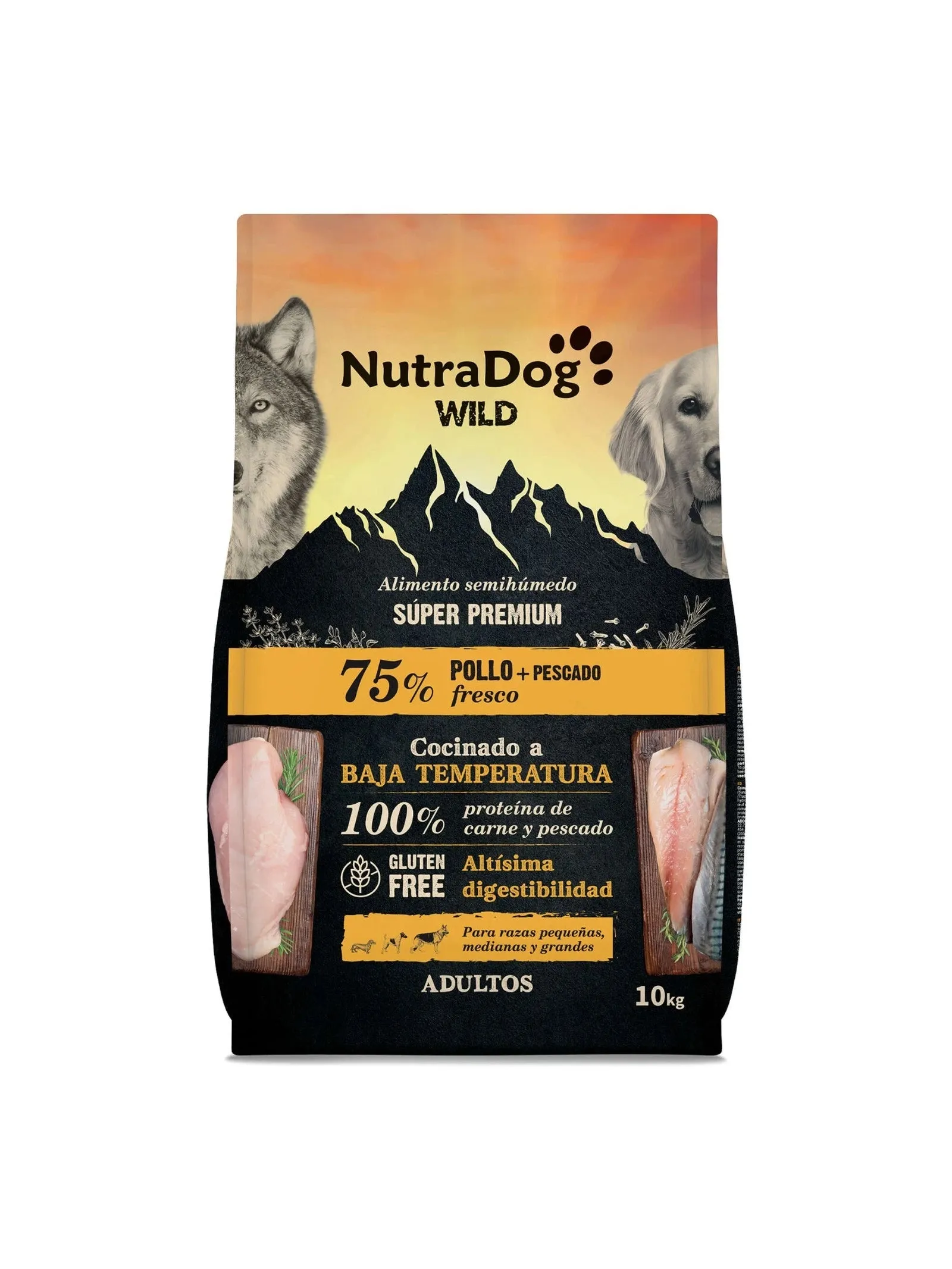 NUTRADOG WILD 10KG POLLO+PESCADO
