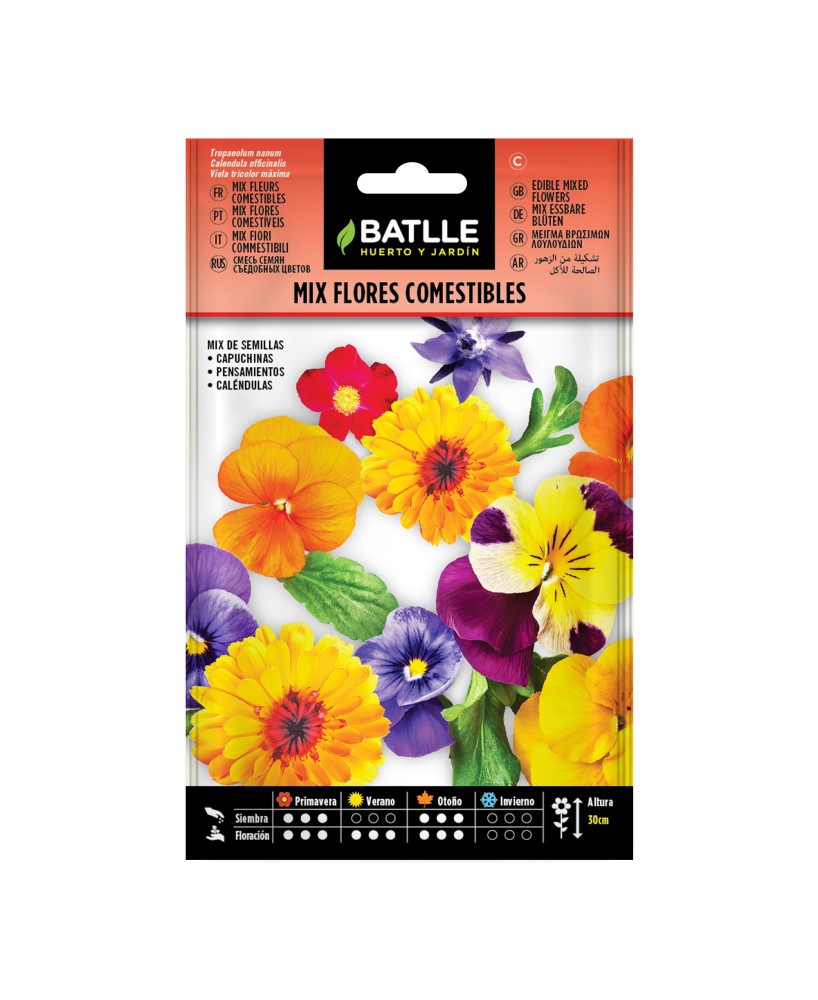 MIX FLORES COMESTIBLES