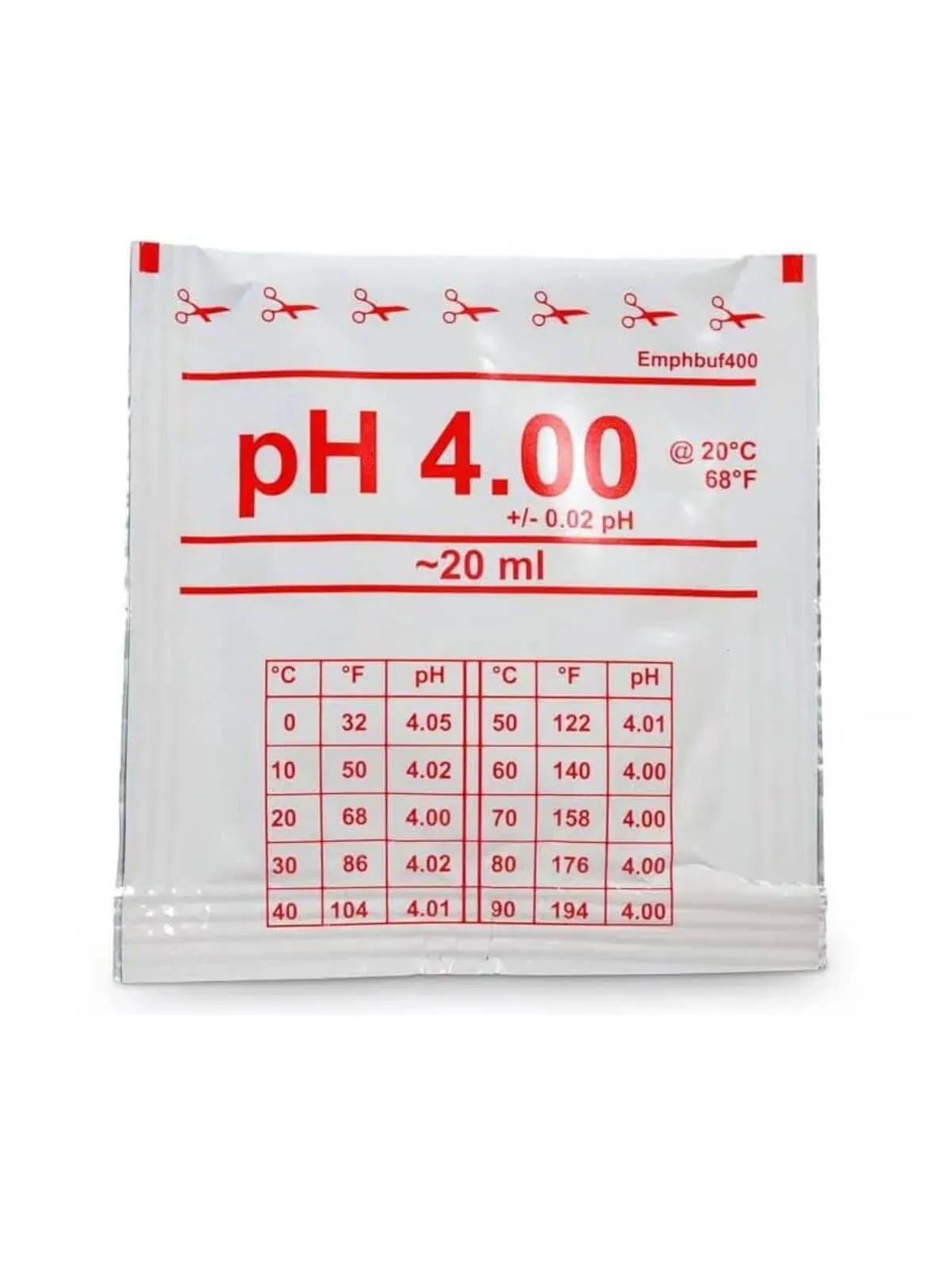 SOLUCION TAMPON PH4 (5x20ML)