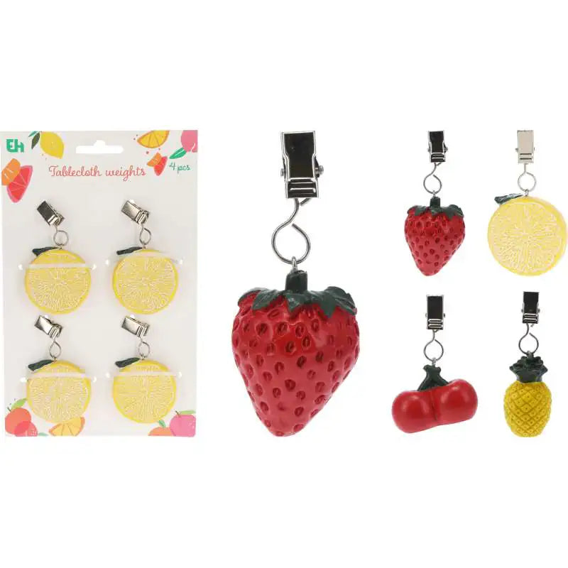 CONJUNTO DE PESOS DE MANTEL DE 4 PIEZAS