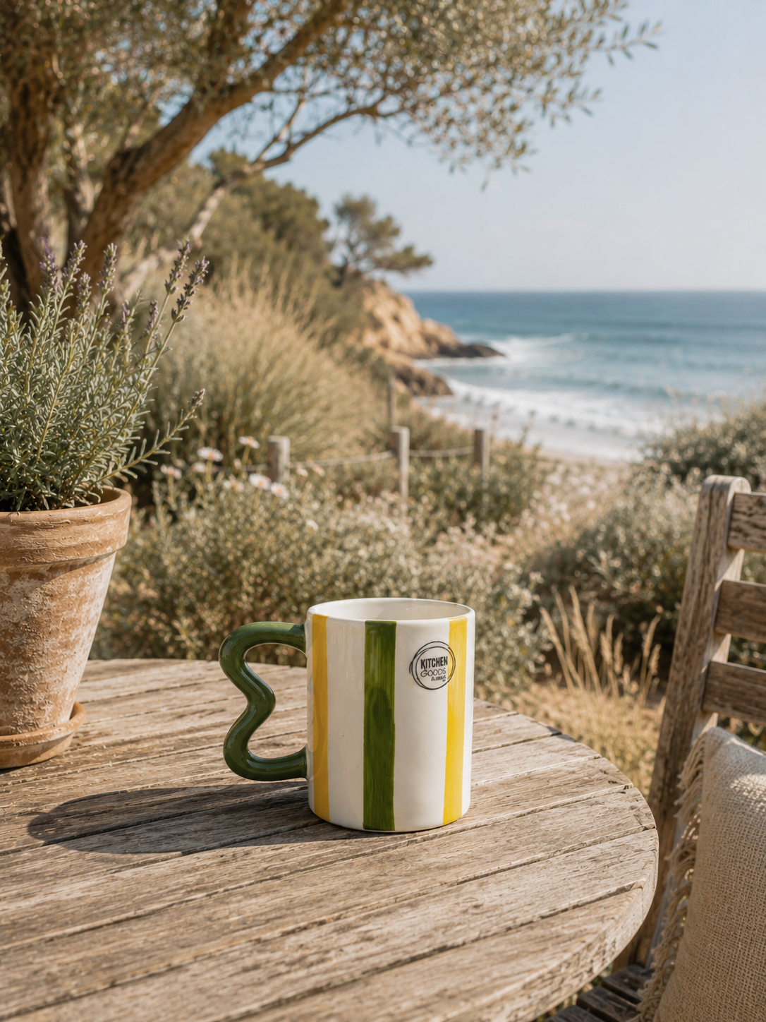 MUG DOLOMITE GLAZE 3COL ASS