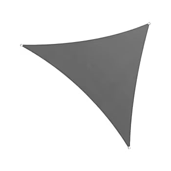VELA DE SOMBRA TRIANGULAR 3,6X3,6X3,6M GRIS
